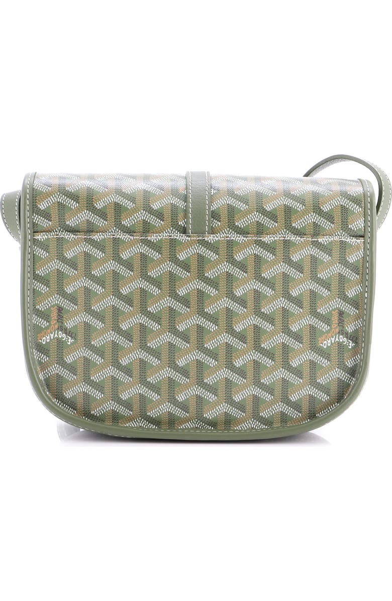 Pre-Owned Goyard Belvedere II Messenger Bag Coated Canvas PM, Alternate, color, Green