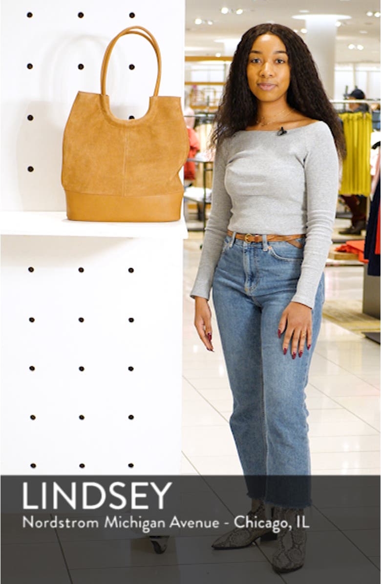 Debdi Suede & Faux Leather Tote, sales video thumbnail