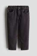 H&M Tapered Cotton-blend Jeans