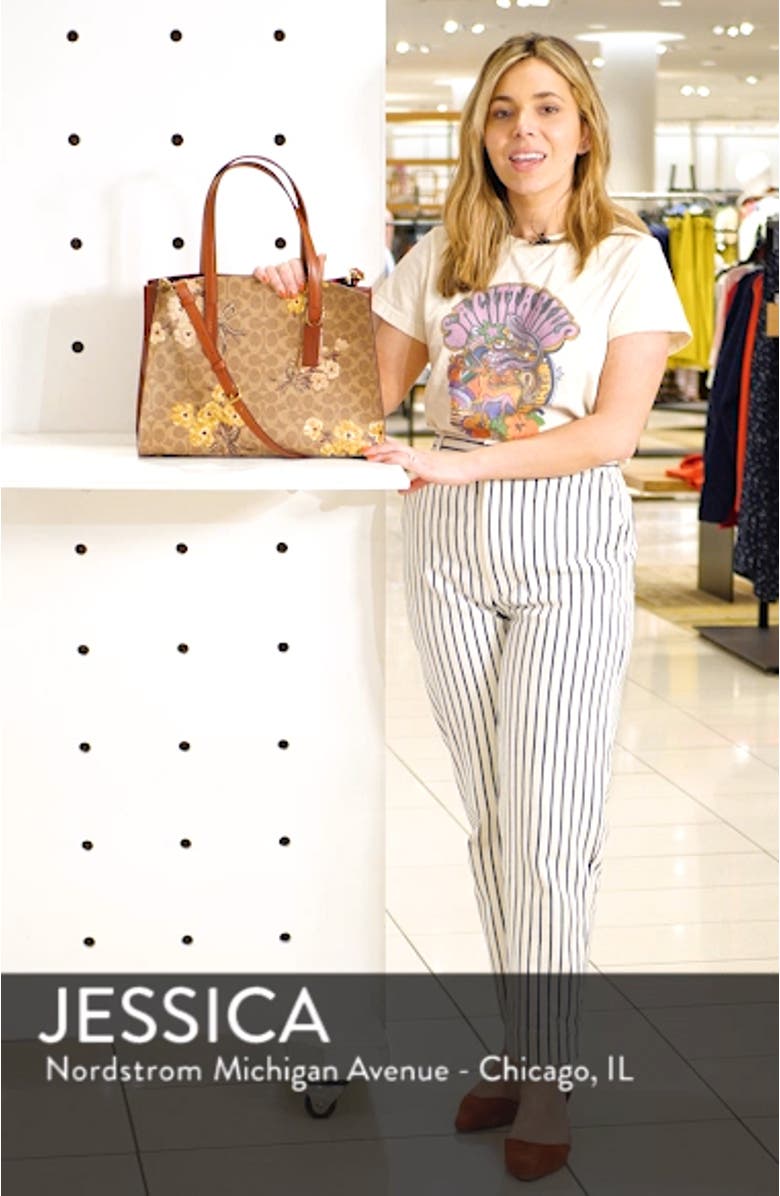 Charlie Prairie Blossoms Signature Canvas Tote, sales video thumbnail