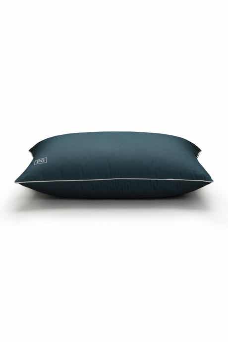 King Down Alternative Side & Back Sleeper Overstuffed Pillow with MicronOne Technology - Navy/White