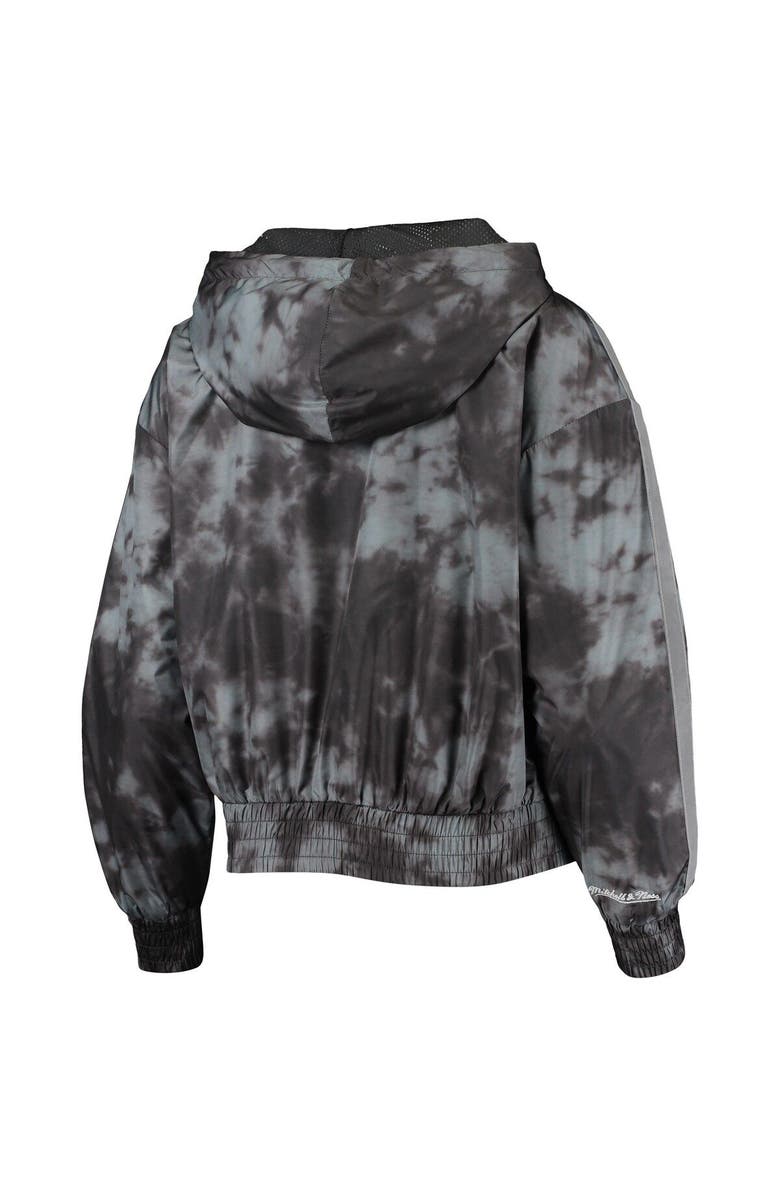 Mitchell & Ness Women's Mitchell & Ness Black Pittsburgh Steelers Galaxy Full-Zip Windbreaker Hoodie Jacket, Alternate, color, Black