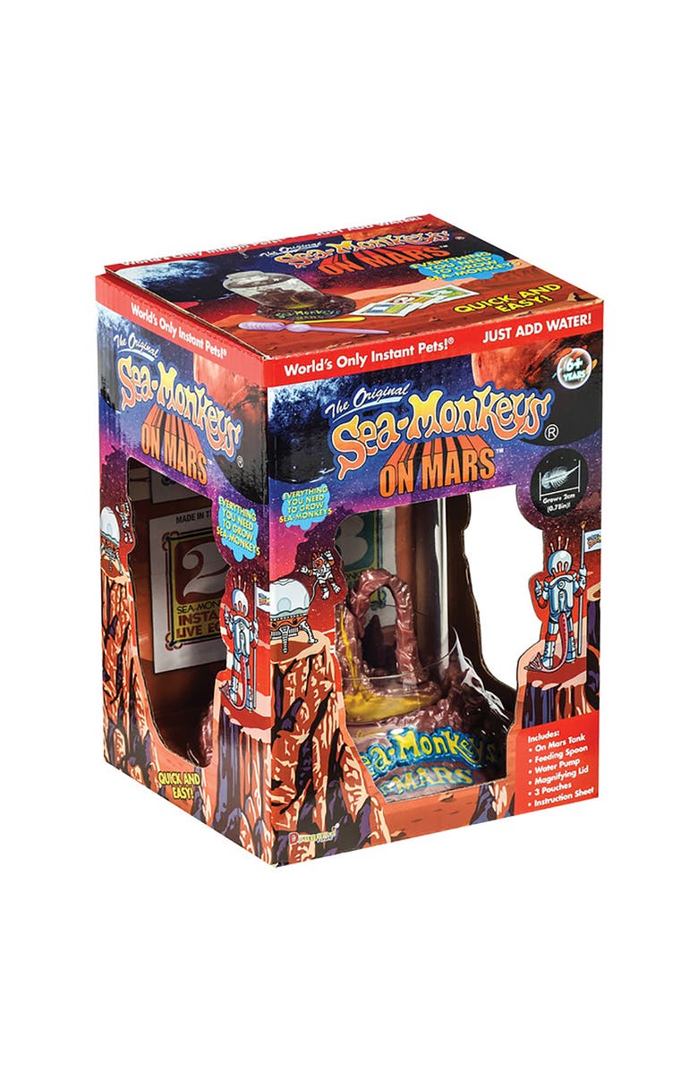 Schylling Original Seamonkeys On Mars Kit Everything You Need To Hatch Sea Monkeys!, Main, color, Multicolored