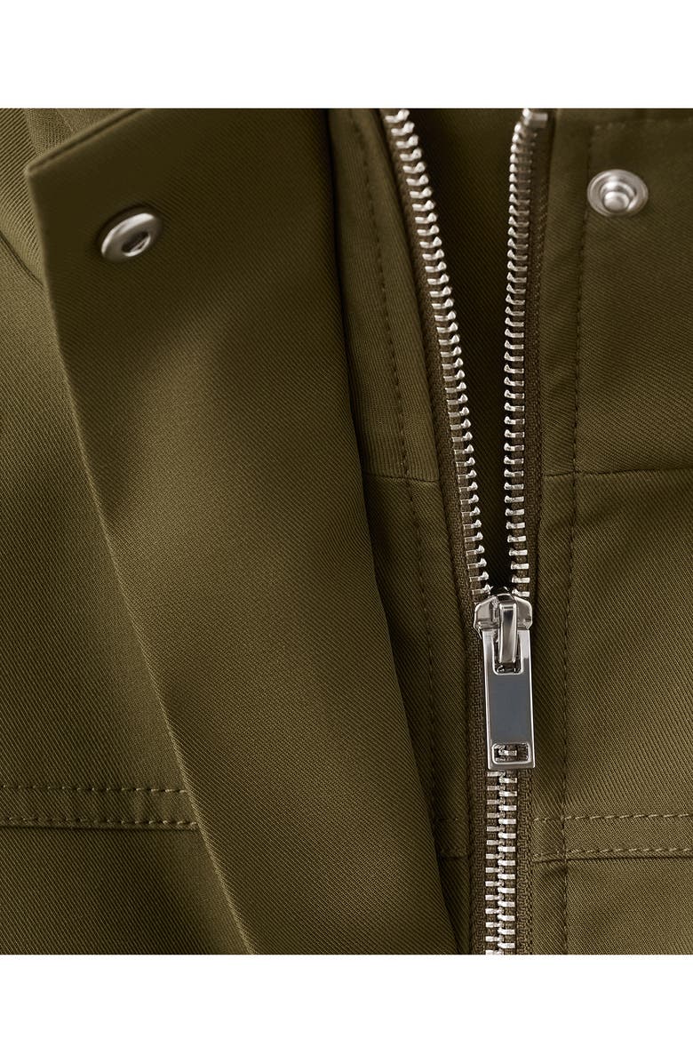 MANGO High Neck Pocket Cotton Vest, Alternate, color, 