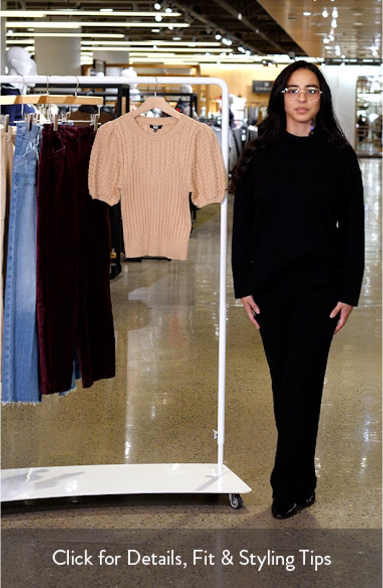 Aeris Rib Cable Stitch Top, sales video thumbnail