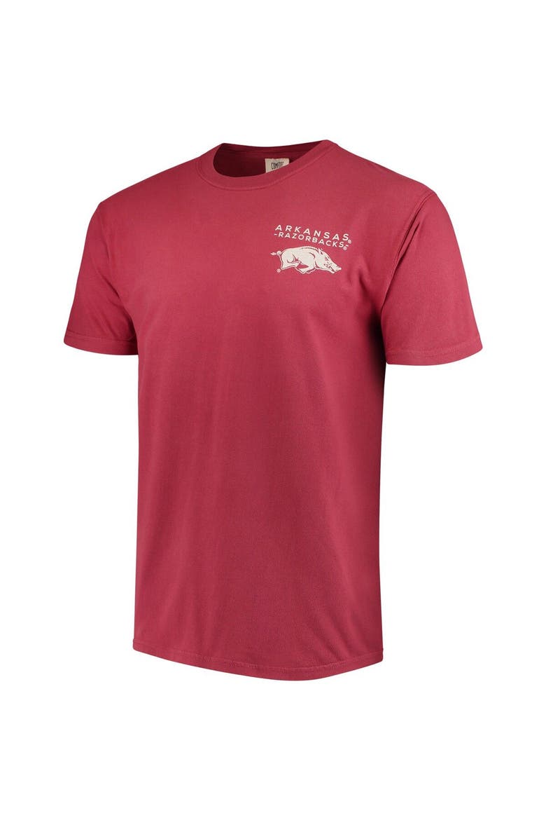 Men's Cardinal Arkansas Razorbacks Comfort Colors Local T-Shirt, Alternate, color, Crimson