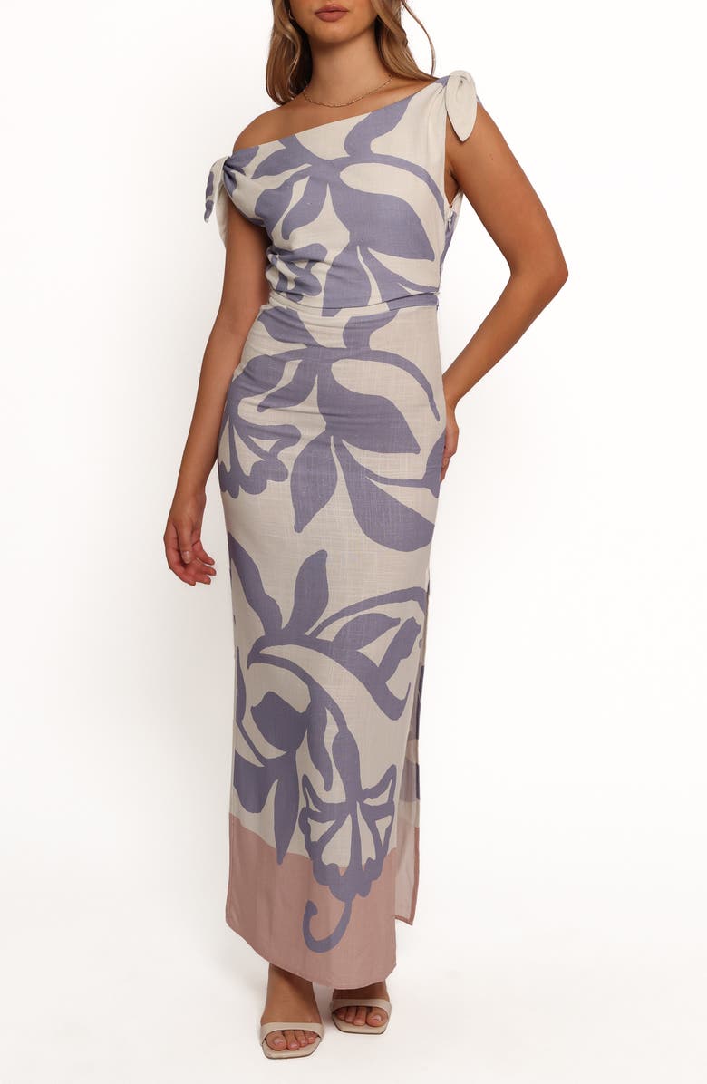 Petal & Pup Ally Asymmetric Neck Dress, Main, color, Sharon