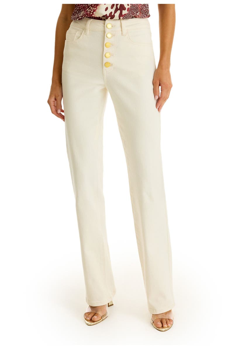 The Noli Shop Aubrey Bootcut Jean, Main, color, Ivory