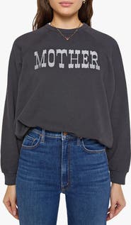 MOTHER The Biggie Concert Cotton Graphic Sweatshirt