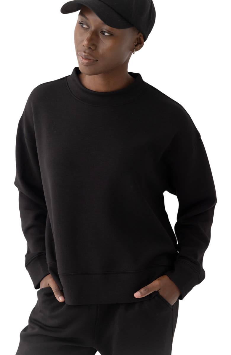 Honors The Clubhouse Travel Pullover, Alternate, color, Black