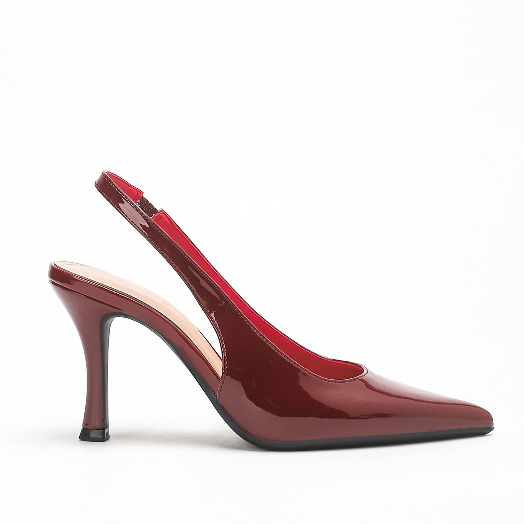 Quinn Heels, Alternate, color, Maroon