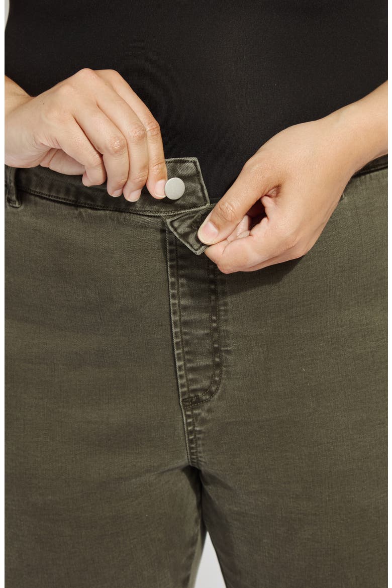 Estelle Pull-On Ankle Flare Jeans, Alternate, color, ASUTEX MOSSWOOD