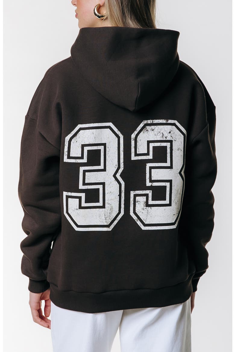 Rebel 33 Clean Hoodie, Alternate, color, Brown