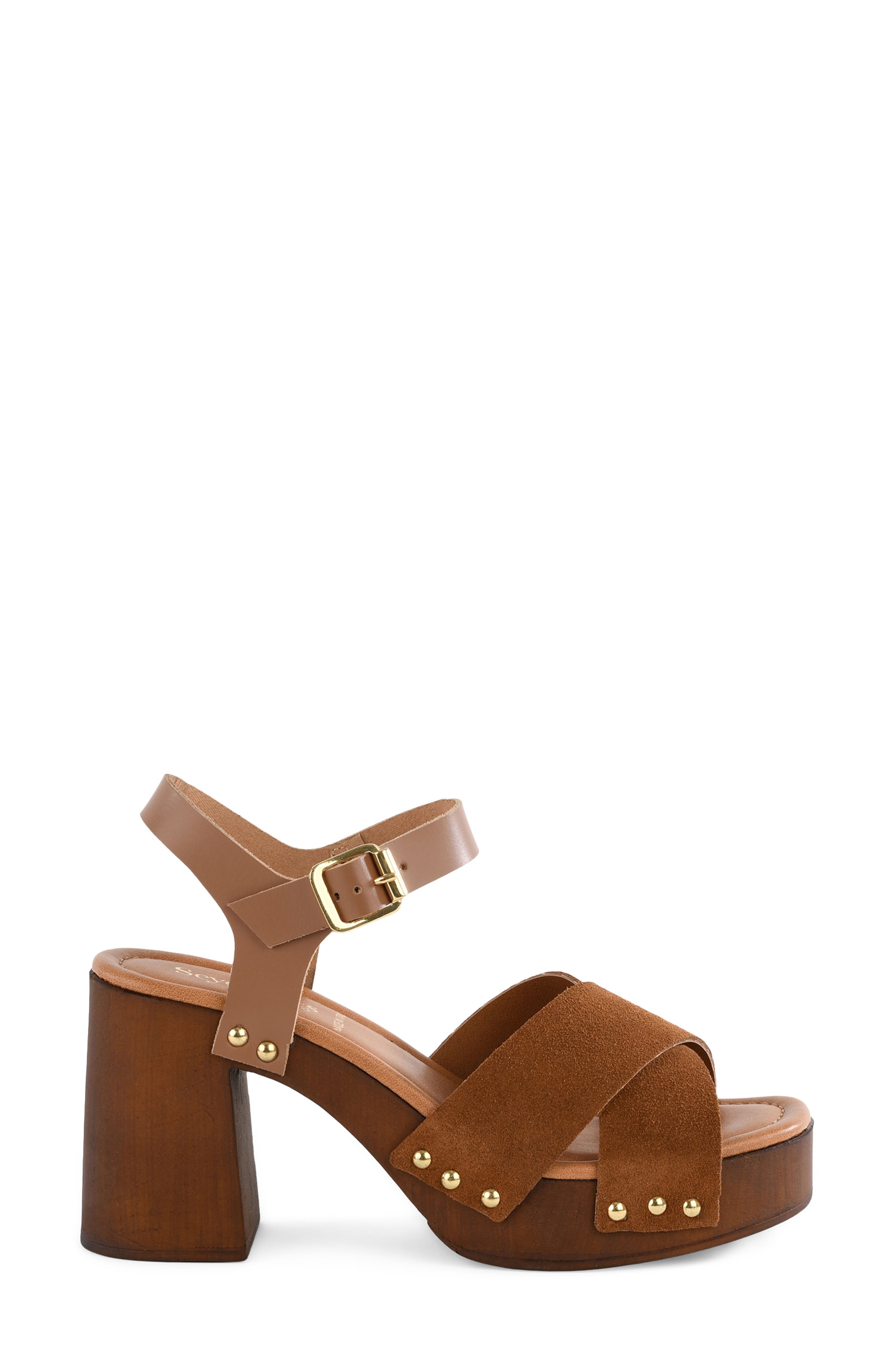 Paloma 2 Ankle Strap Platform Sandal, Alternate, color, BROWN