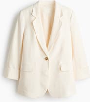 H&M Linen-blend Blazer