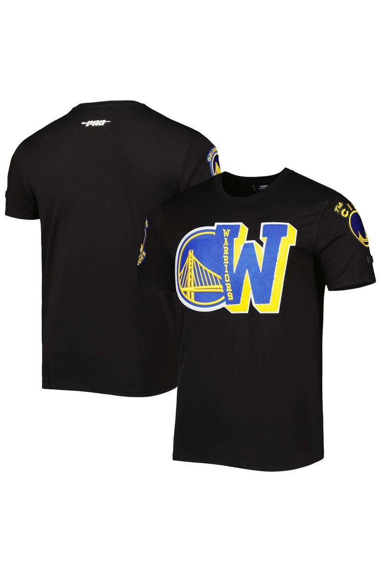 Men's Pro Standard Black Golden State Warriors Mash Up Capsule T-Shirt, Alternate, color, Black