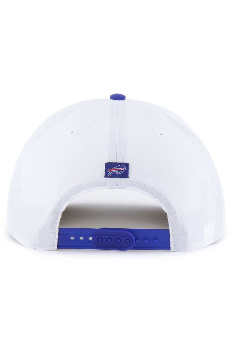'47 Men's '47 White/Royal Buffalo Bills Suburbia Hitch Two-Tone Adjustable Hat, Alternate, color, 