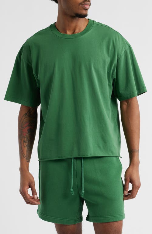 Elwood Core Oversize Organic Cotton Jersey T-shirt In Green