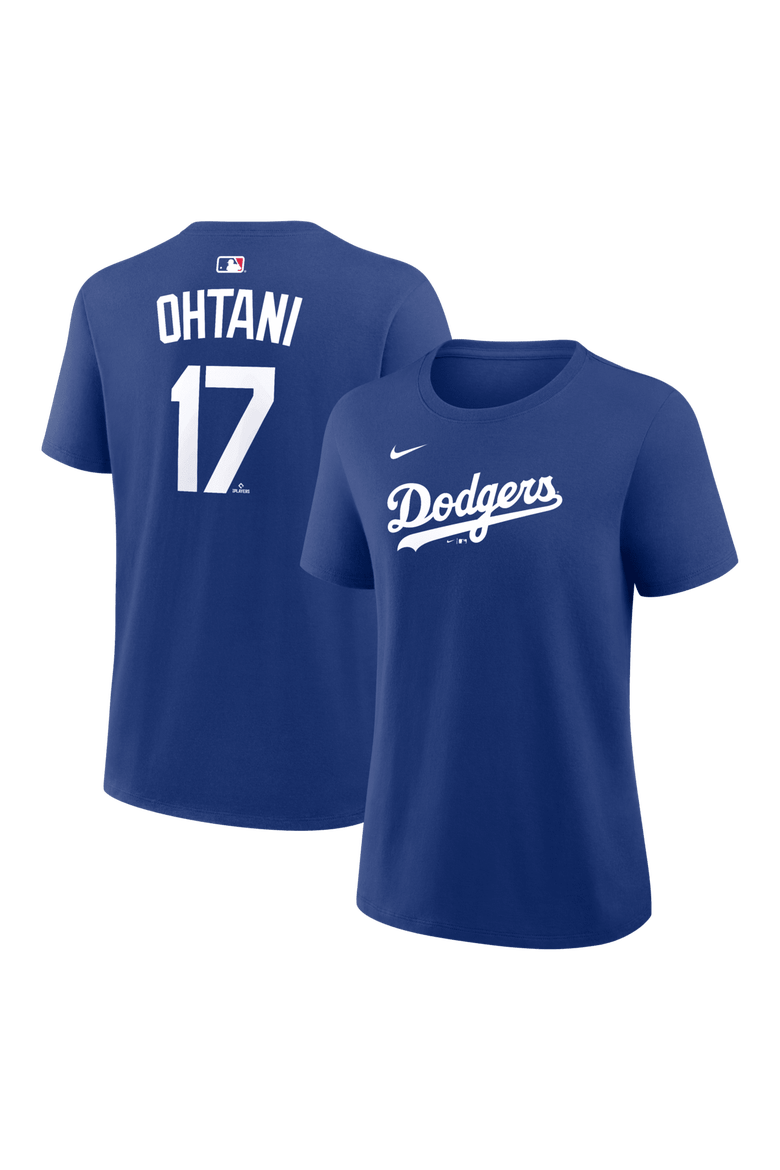 Women's Nike Shohei Ohtani Royal Los Angeles Dodgers Name & Number T-Shirt, Main, color, Royal