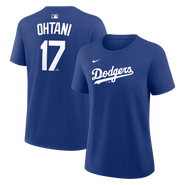 Nike Women's Nike Shohei Ohtani Royal Los Angeles Dodgers Name & Number T-Shirt
