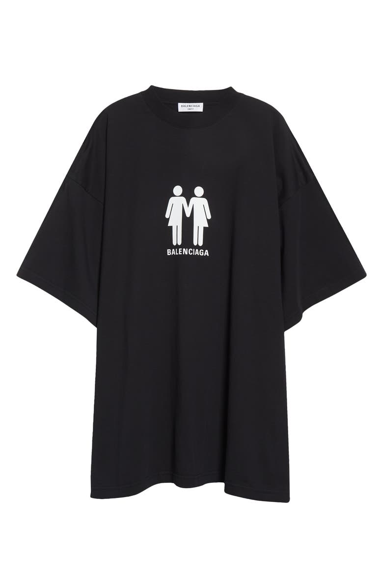 Balenciaga Pride 2022 Oversize Cotton Graphic Tee | Nordstrom