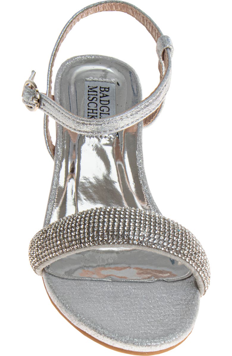 BADGLEY MISCHKA Low Heeled Dress Shoes, Alternate, color, Silver