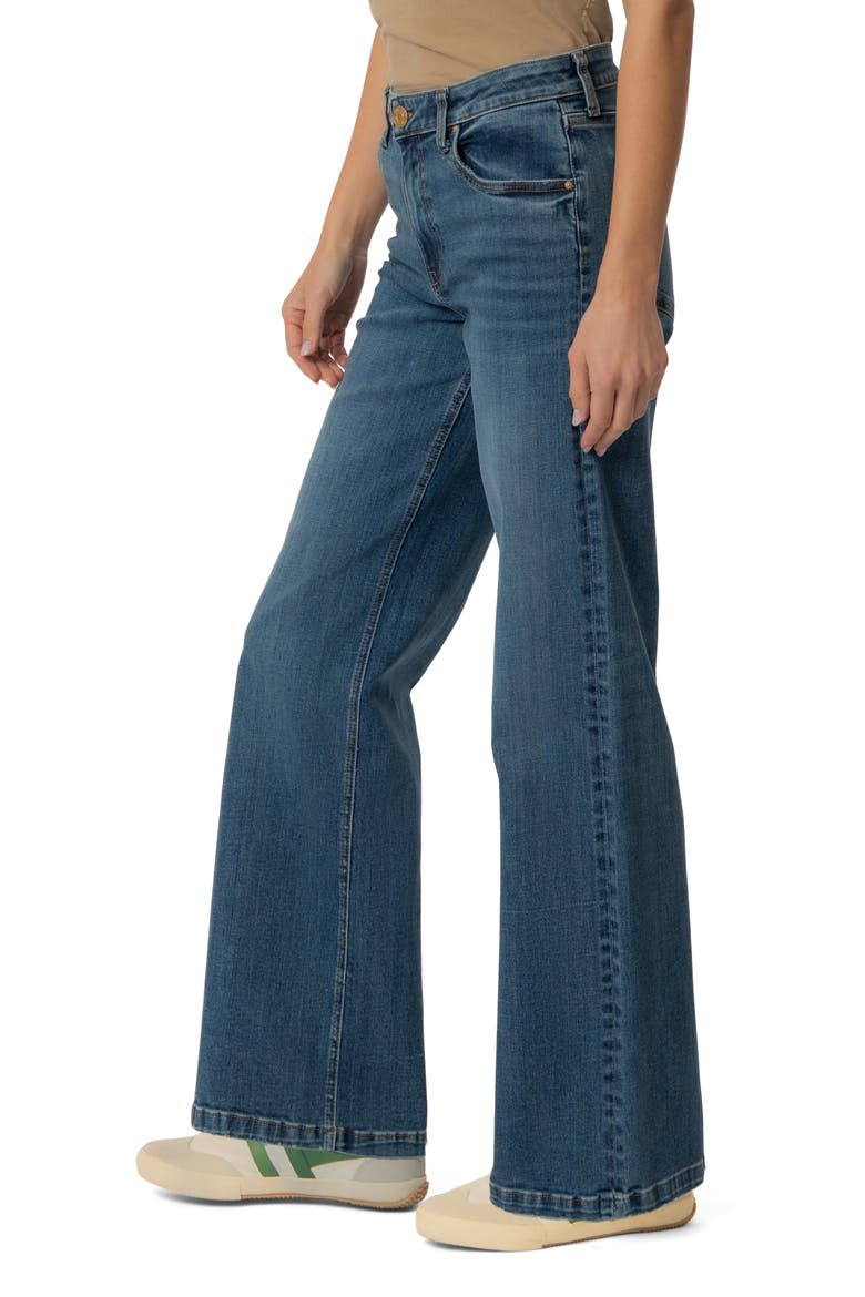 The Jean High Waist Wide Leg Jeans, Alternate, color, FORCE