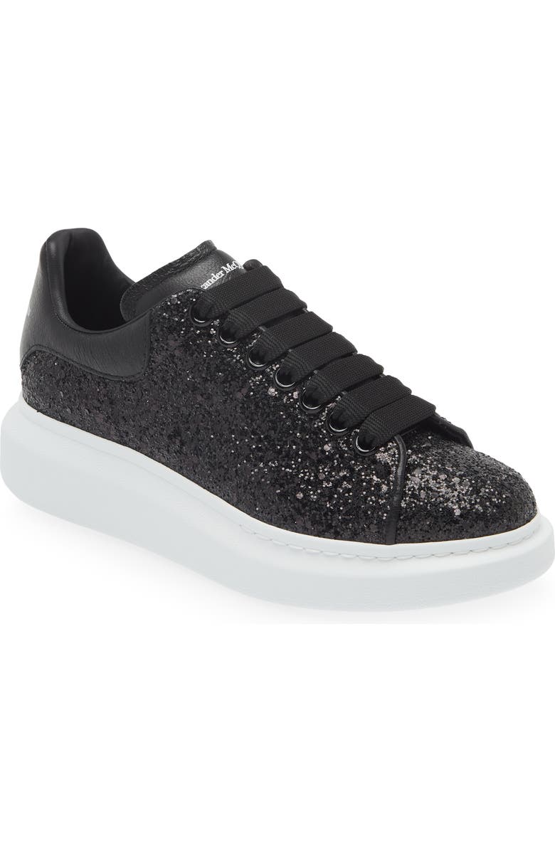 McQueen Oversize Glitter Platform Sneaker, Main, color,