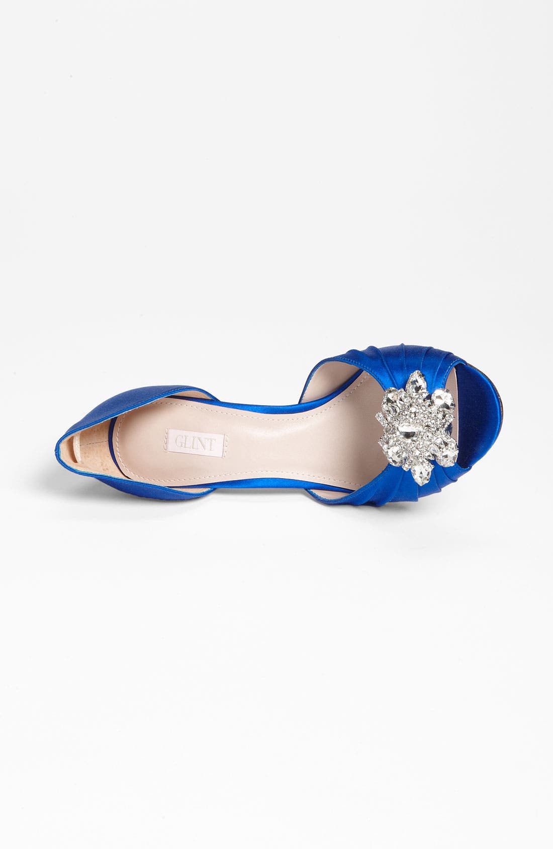 RADIANCE ORNAMENT PEEP TOE PUMP, Alternate, color, MIDNIGHT BLUE
