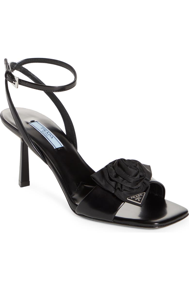 Prada Rose Ankle Strap Sandal, Main, color,