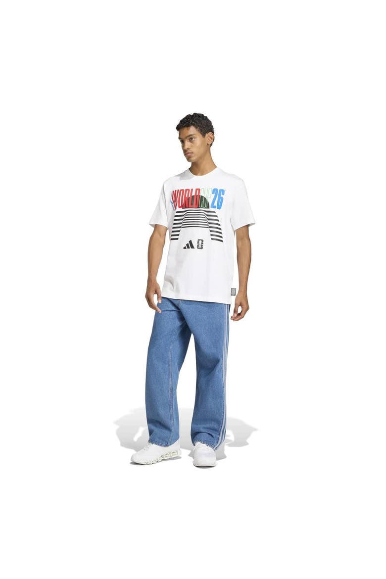 Men's adidas  White 2026 FIFA World Cup Tour T-Shirt, Alternate, color, White