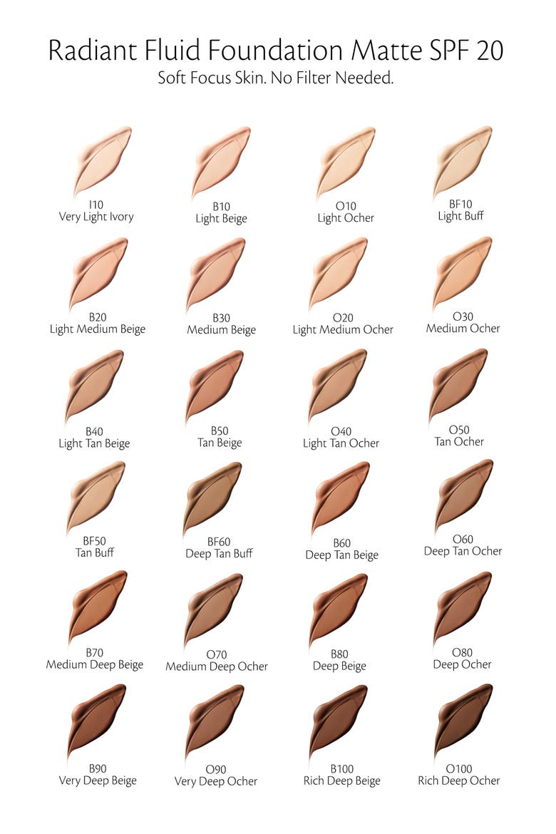 Beauté Radiant Fluid Matte Foundation SPF 20, Alternate, color, O20 - LIGHT MEDIUM OCHER