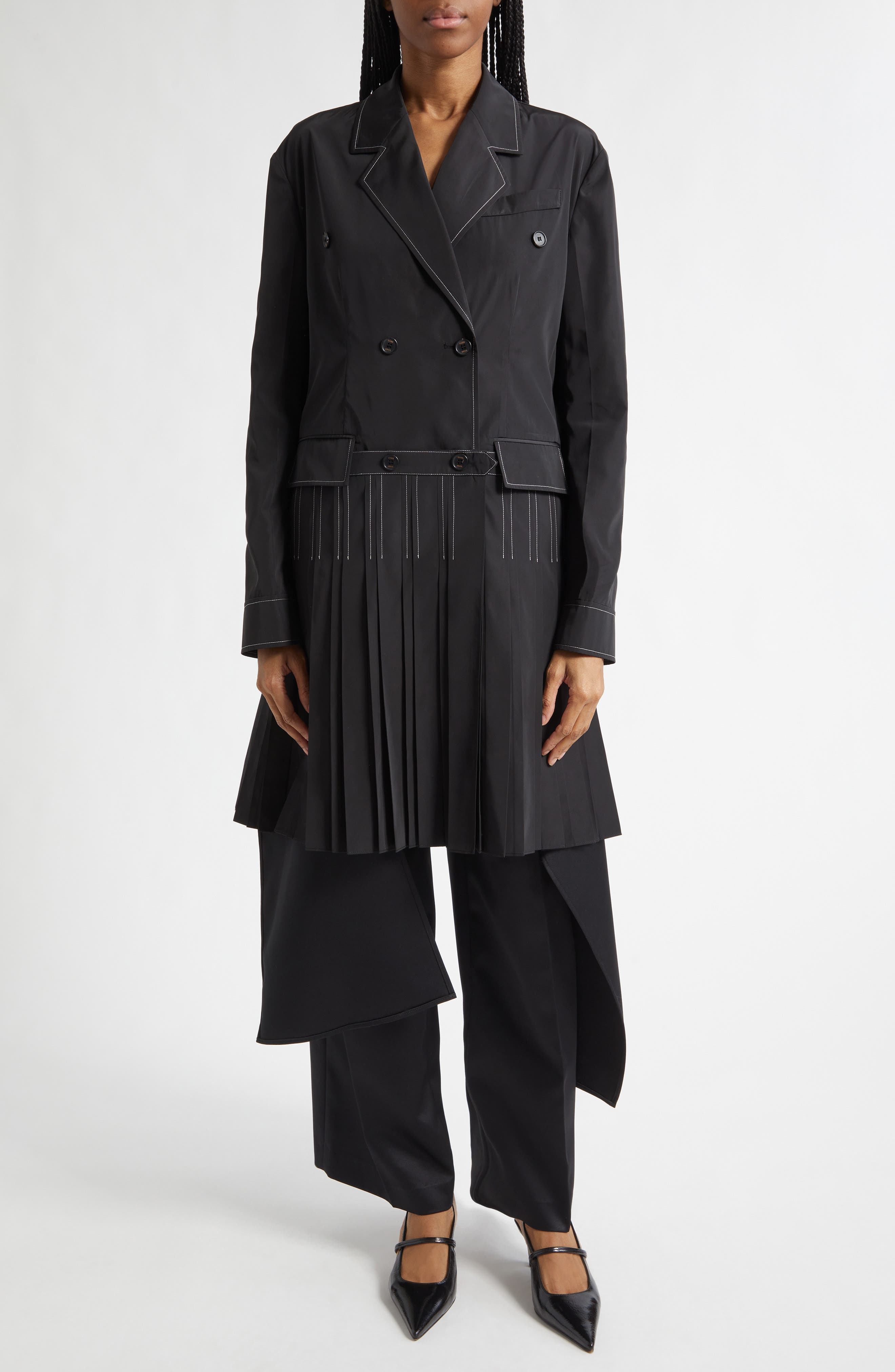 Convertible Pleated Jacket - image 2