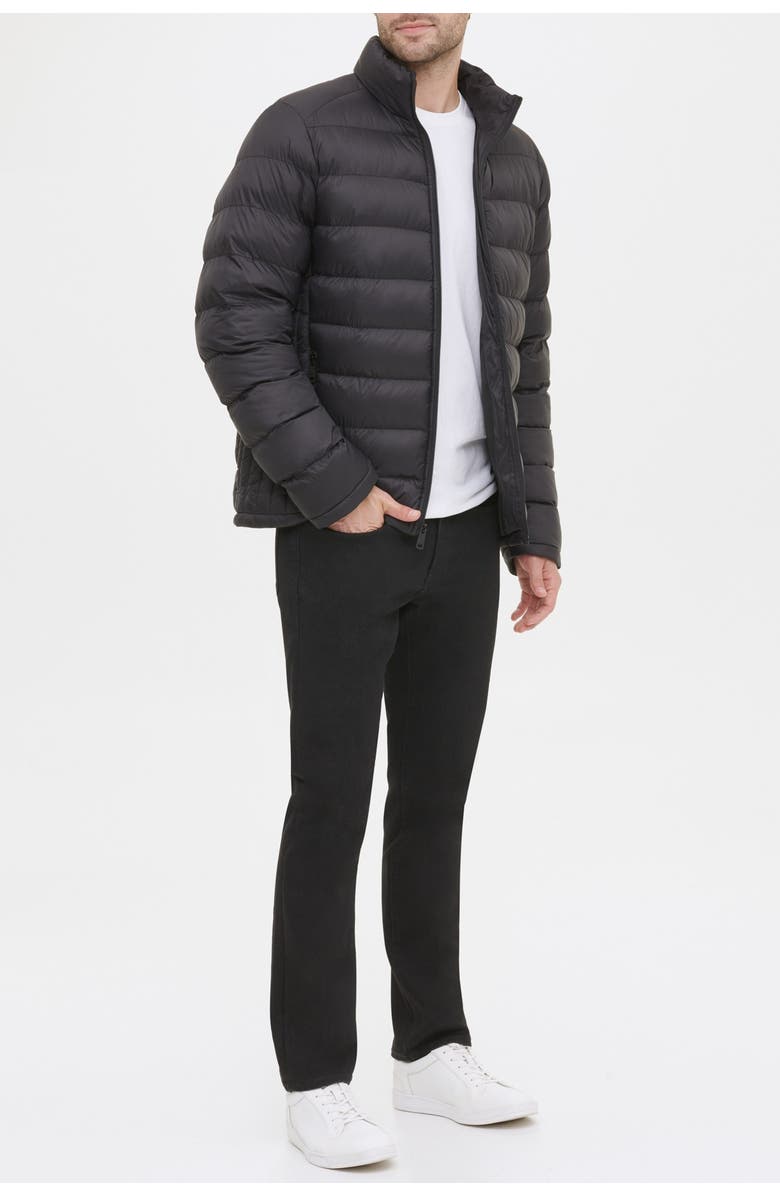 Kenneth Cole Horizontal Midweight Quilted Puffer Jacket, Alternate, color,