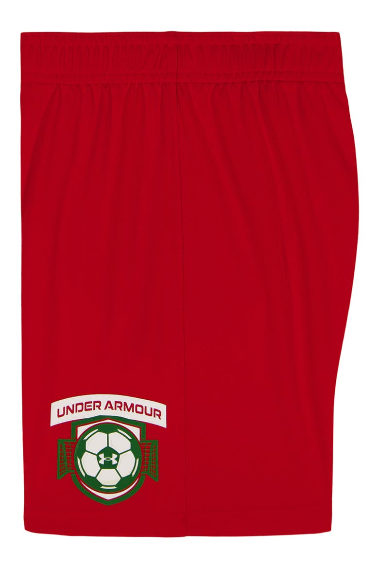 Kids' UA Tech Soccer Jersey & Shorts Set, Alternate, color, RED