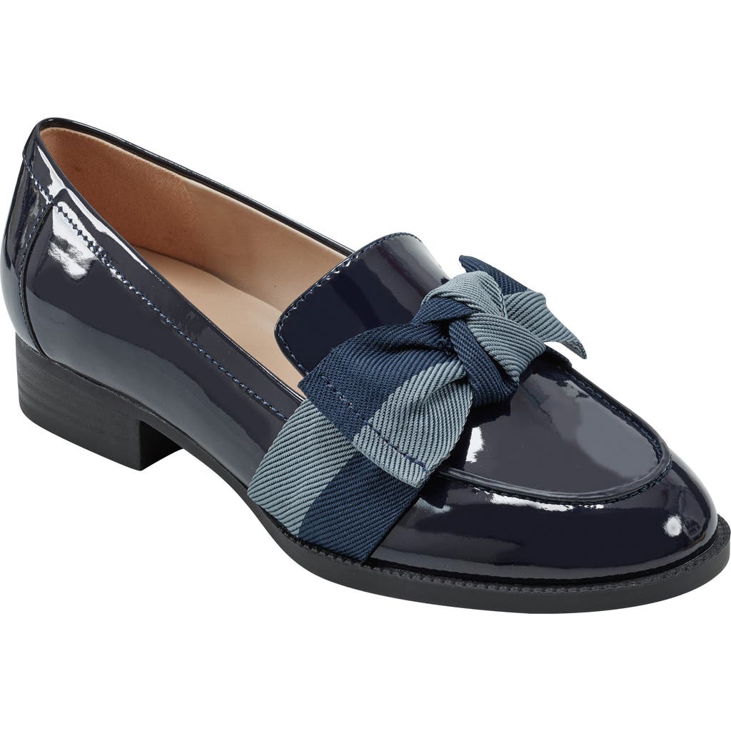 Bandolino Bow Loafer in Navy Blue  product