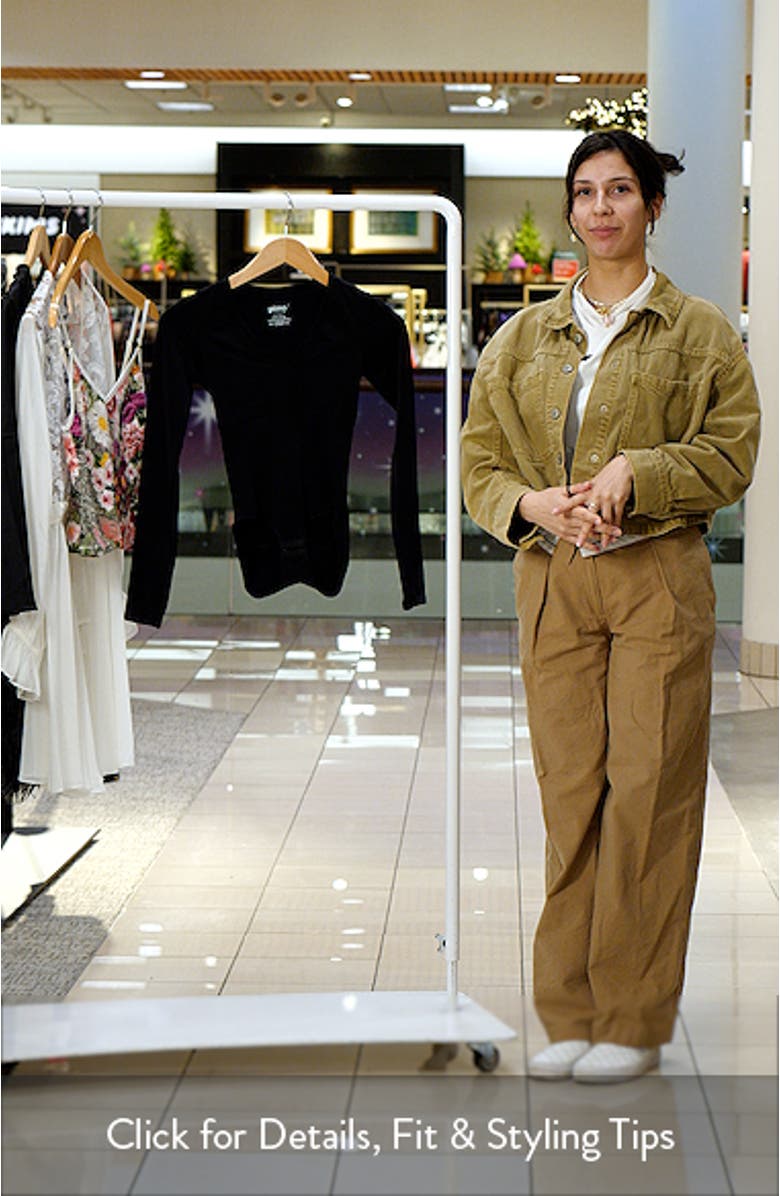 Butter Sculpt V-Neck Bodysuit, sales video thumbnail