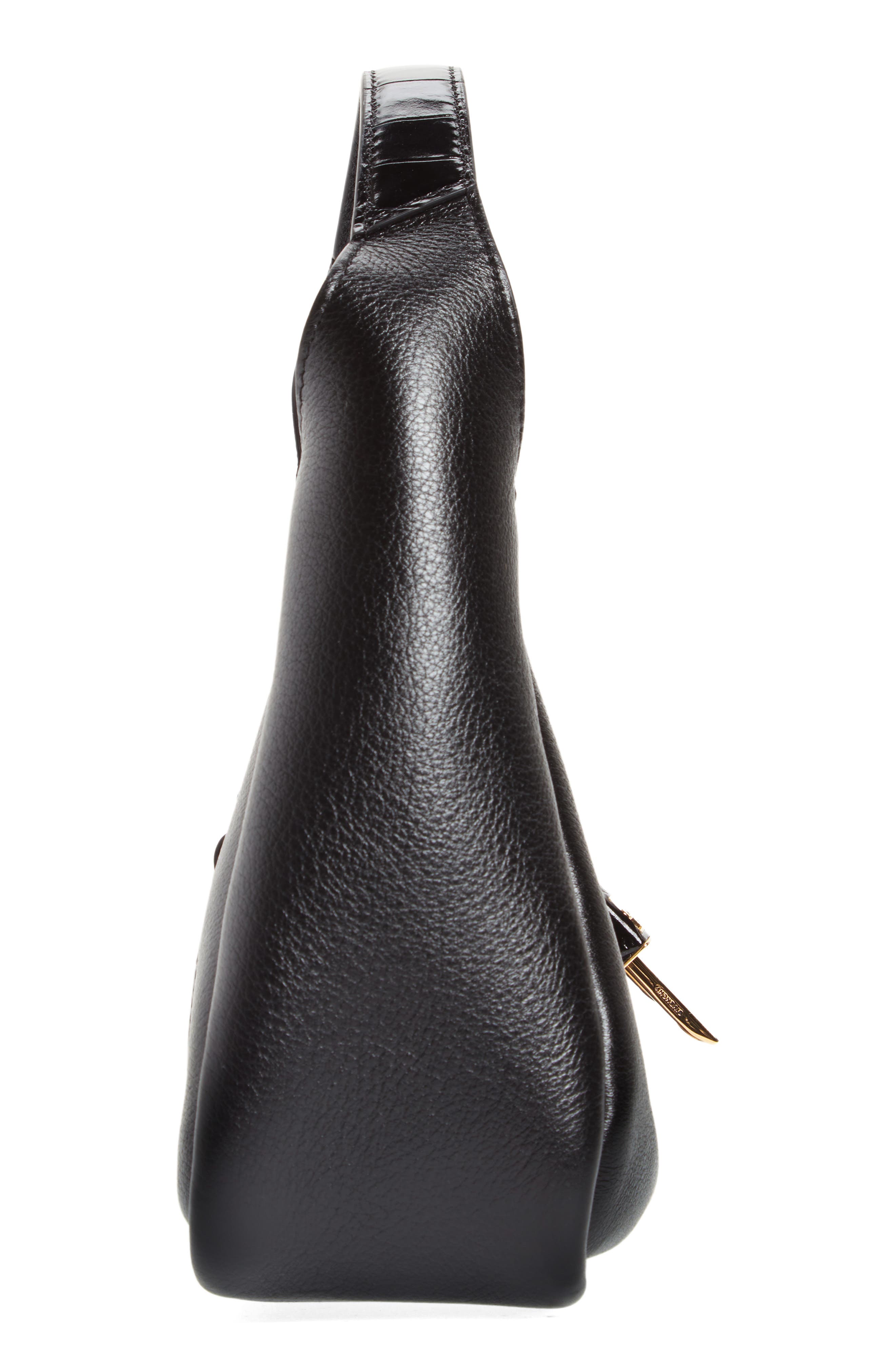 Givenchy Mini G-Lock Leather Hobo, Alternate, color, 
