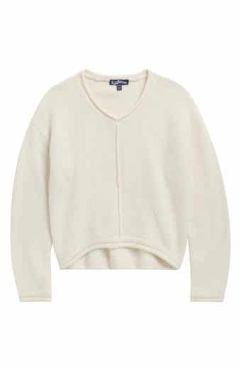 Kids' Seamed V-Neck Sweater