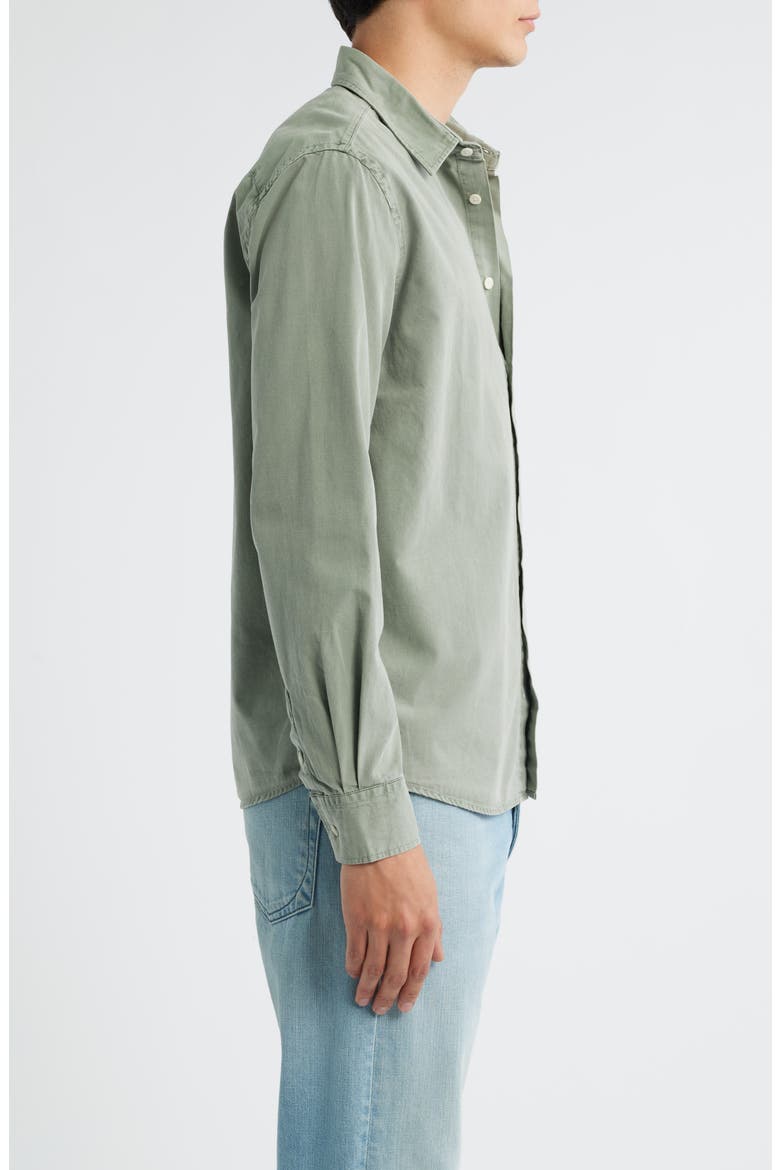 Pac Organic Cotton Button-Up Shirt, Alternate, color, JADE
