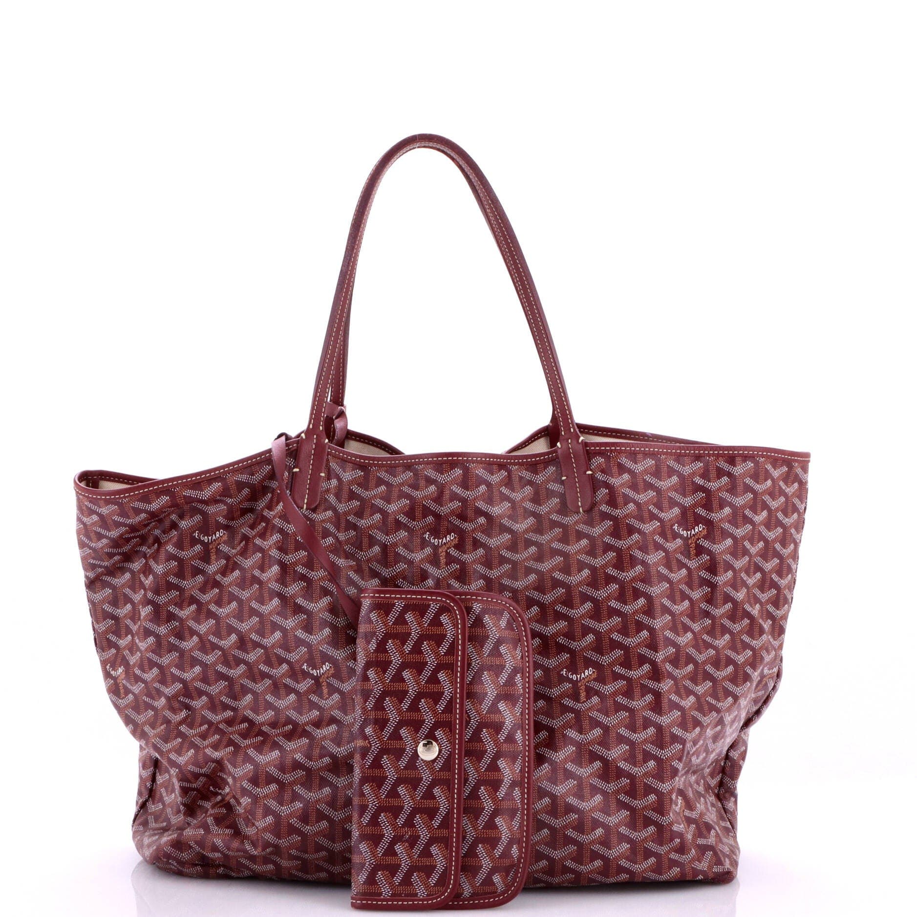 Saint Louis Tote Coated Canvas GM, Alternate, color, Burgundy