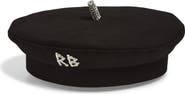 Ruslan Baginskiy Crystal Embellished Beret