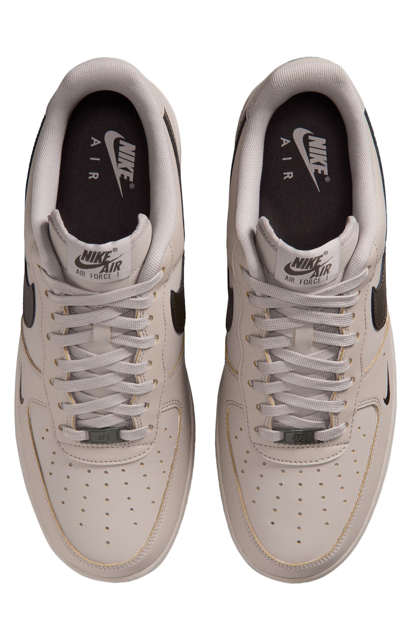 Air Force 1 '07 Basketball Sneaker, Alternate, color, COLLEGE GREY/ NEWSPRINT