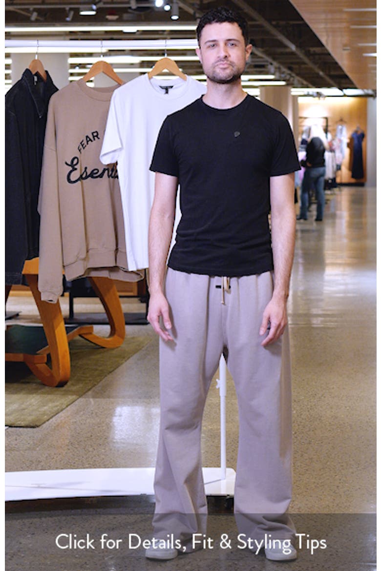 Classic Fit Training Logo Flare Leg Sweatpants video