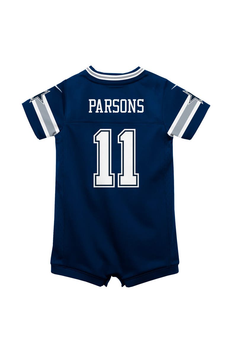 Nike Infant Nike Micah Parsons Navy Dallas Cowboys Game Romper Jersey, Alternate, color, 