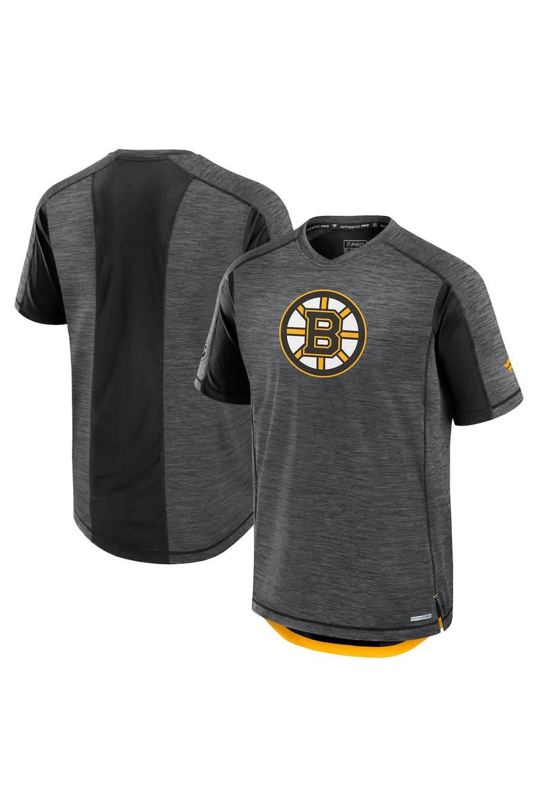 Men's Fanatics Black Boston Bruins Authentic Pro Rink Tech T-Shirt, Main, color, Black