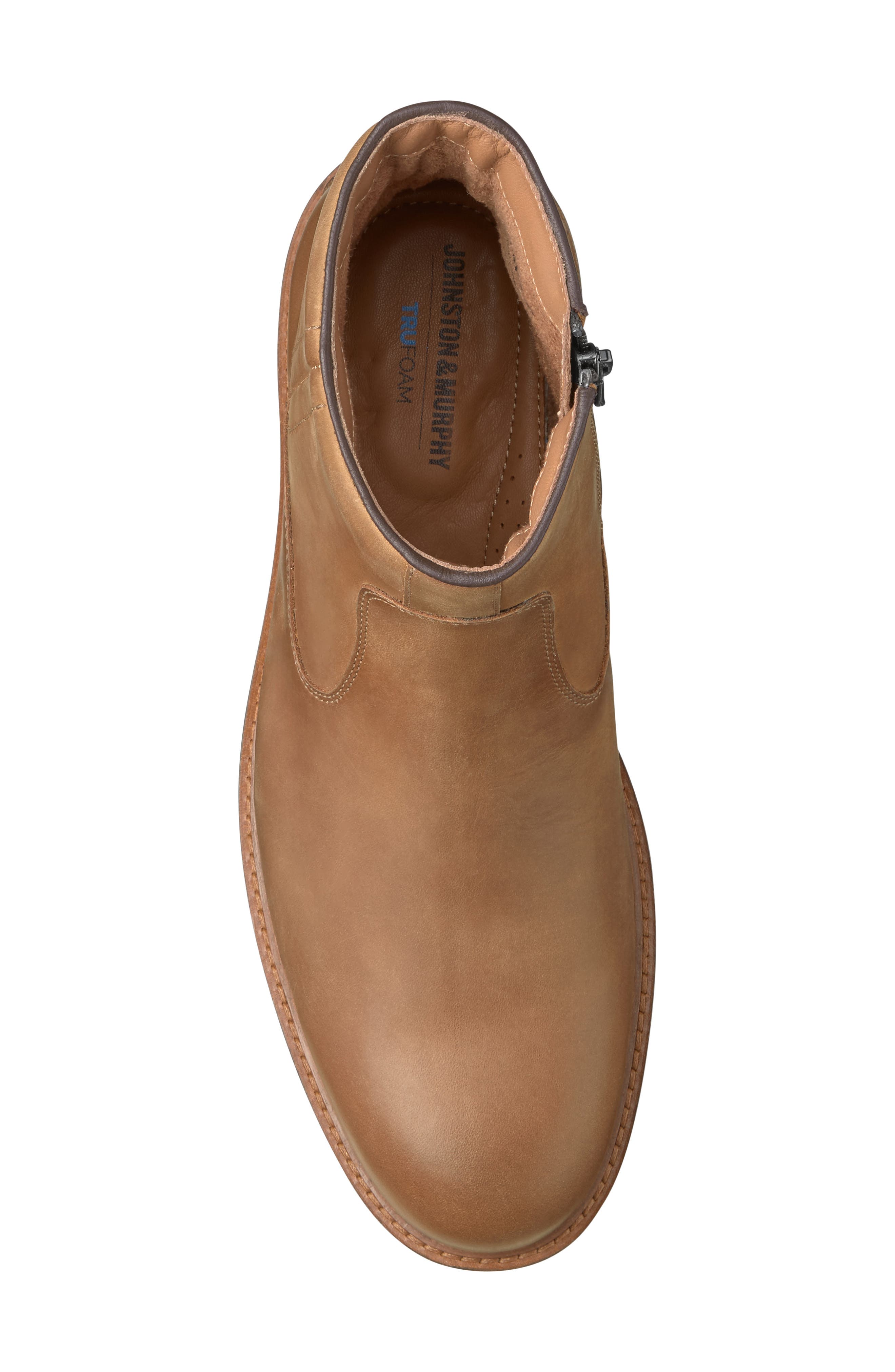 Ripley Inside-Zip Boot, Alternate, color, BROWN OILED FULL GRAIN