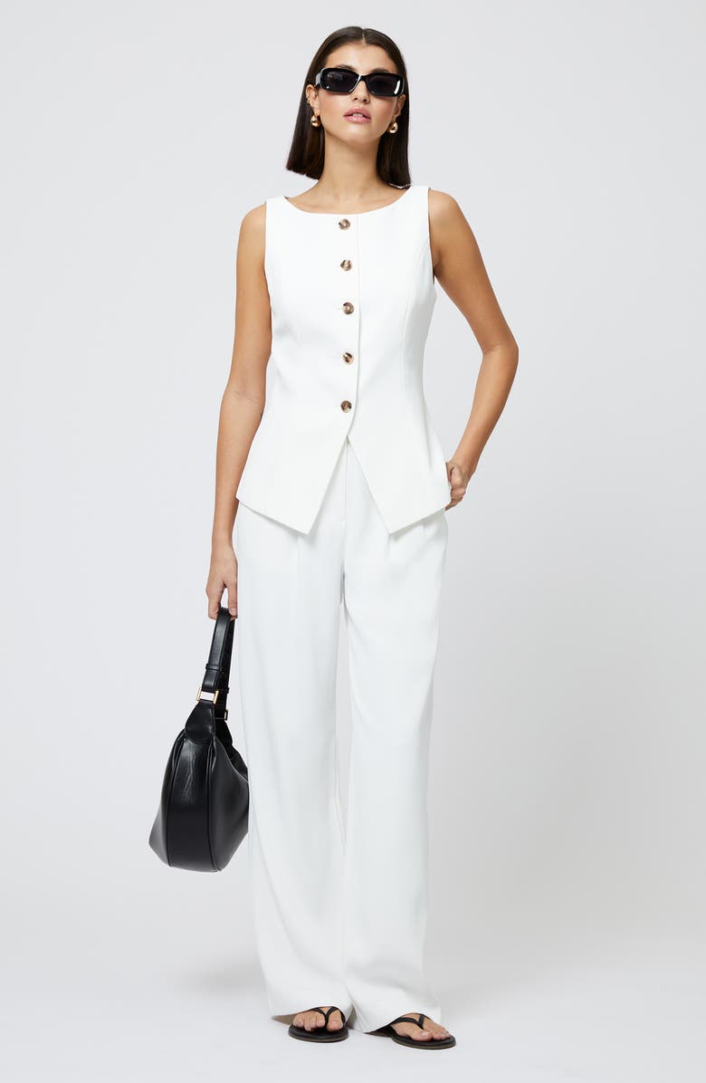 French Connection Harrie Button-Up Vest, Alternate, color,