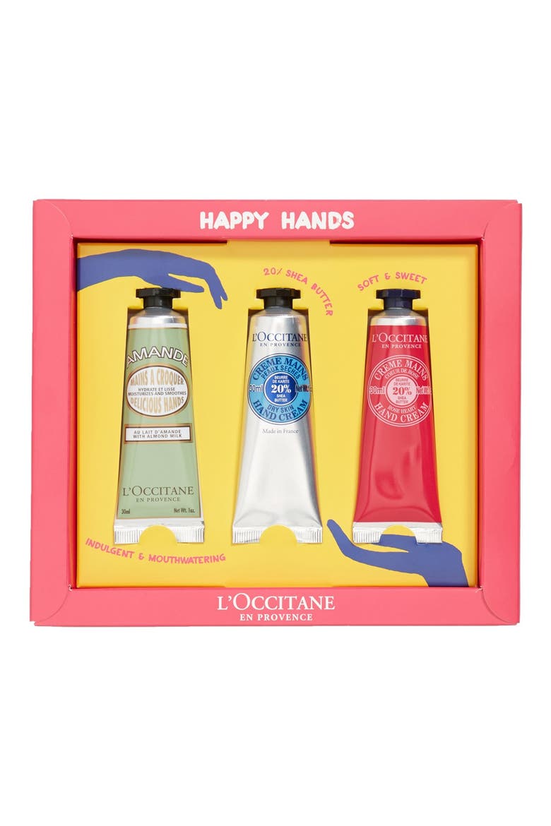 'Happy Hands' Cream Trio, Alternate, color, NO COLOR