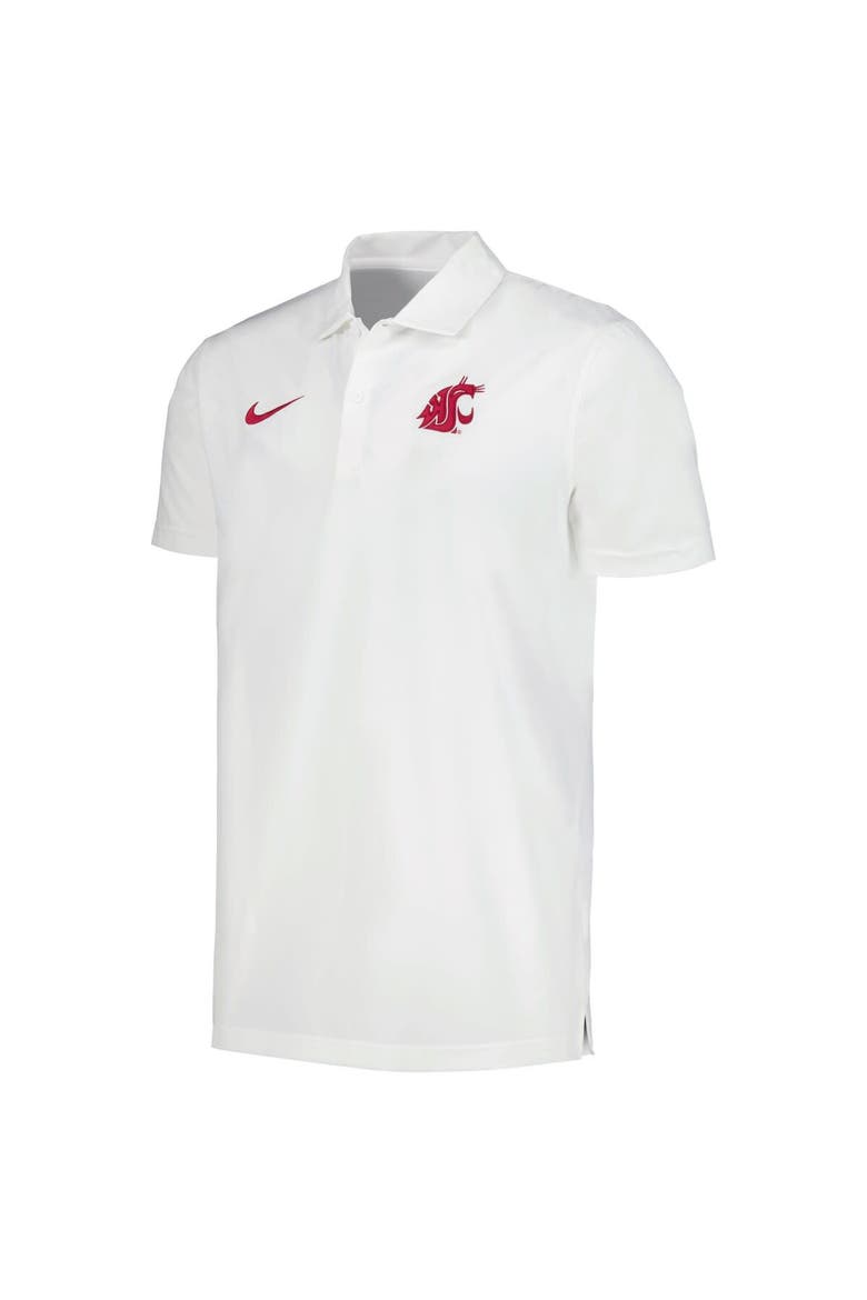 Men's Nike White Washington State Cougars Sideline Polo, Alternate, color, White
